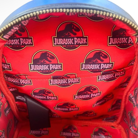 Loungefly Jurassic Park 30th Anniversary Dino Moon Mini Backpack - Picture 5 of 5